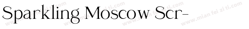 Sparkling Moscow Scr字体转换